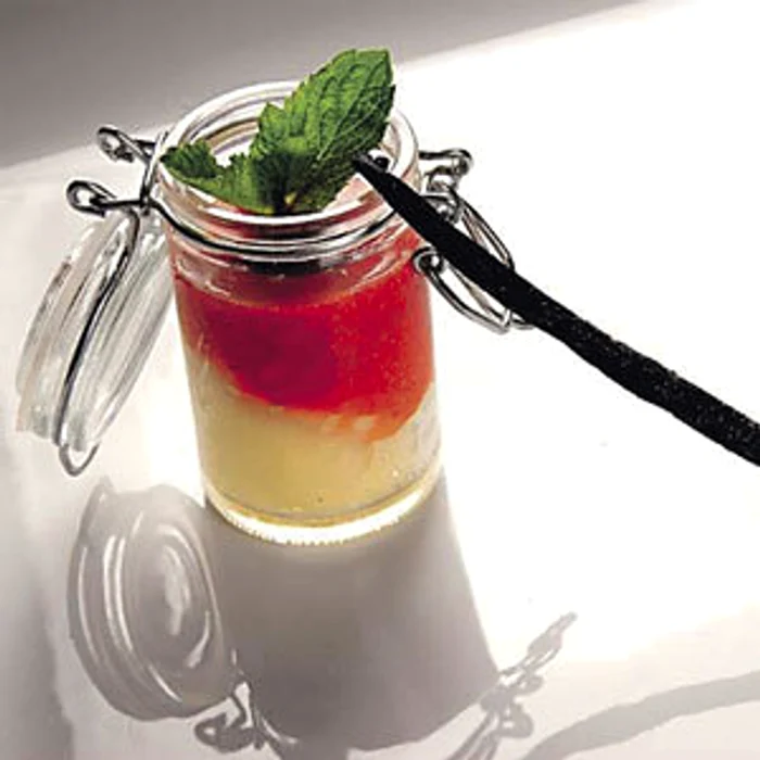 Panna Cotta de rodie. 