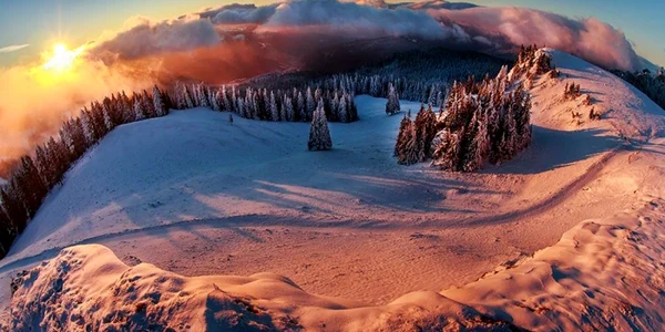 munti bucovina iarna 