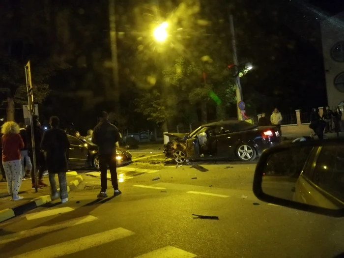 Accidentul produs de tânărul de 28 de ani FOTO Emilian Pricope/Radar Botosani Oficial