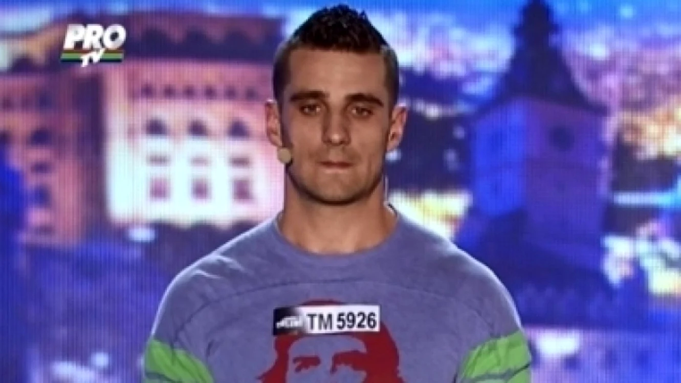 Andrei Grigoriu a impresionat juriul atât cu talentul său, cât şi cu povestea de viaţă FOTO Pro TV