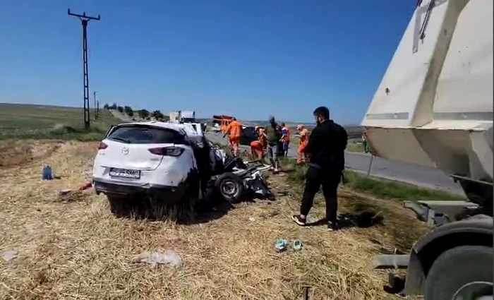 Tragedie aproape de Târgu Frumos FOTO: Ziarul de Iași