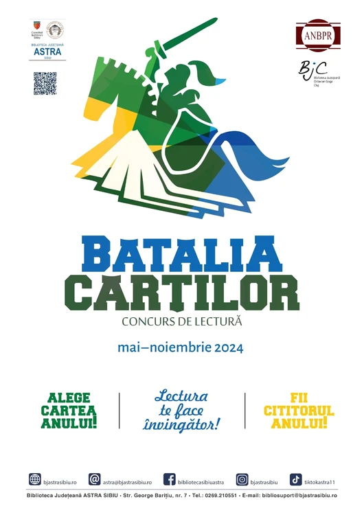 Bătălia Cărților 2024 la Biblioteca ASTRA Sibiu