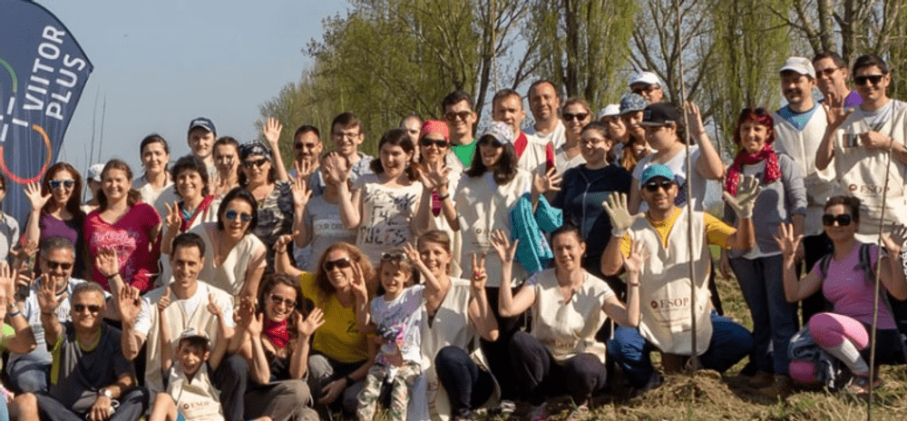 Acțiune de îmbunătățire a calității aerului în comuna Ciulnița. Câți copaci au fost plantați