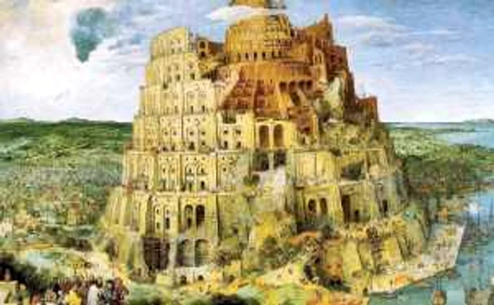 Turnul Babel, în viziunea pictorului flamand Pieter Bruegel cel Bătrân (1525-1569) 