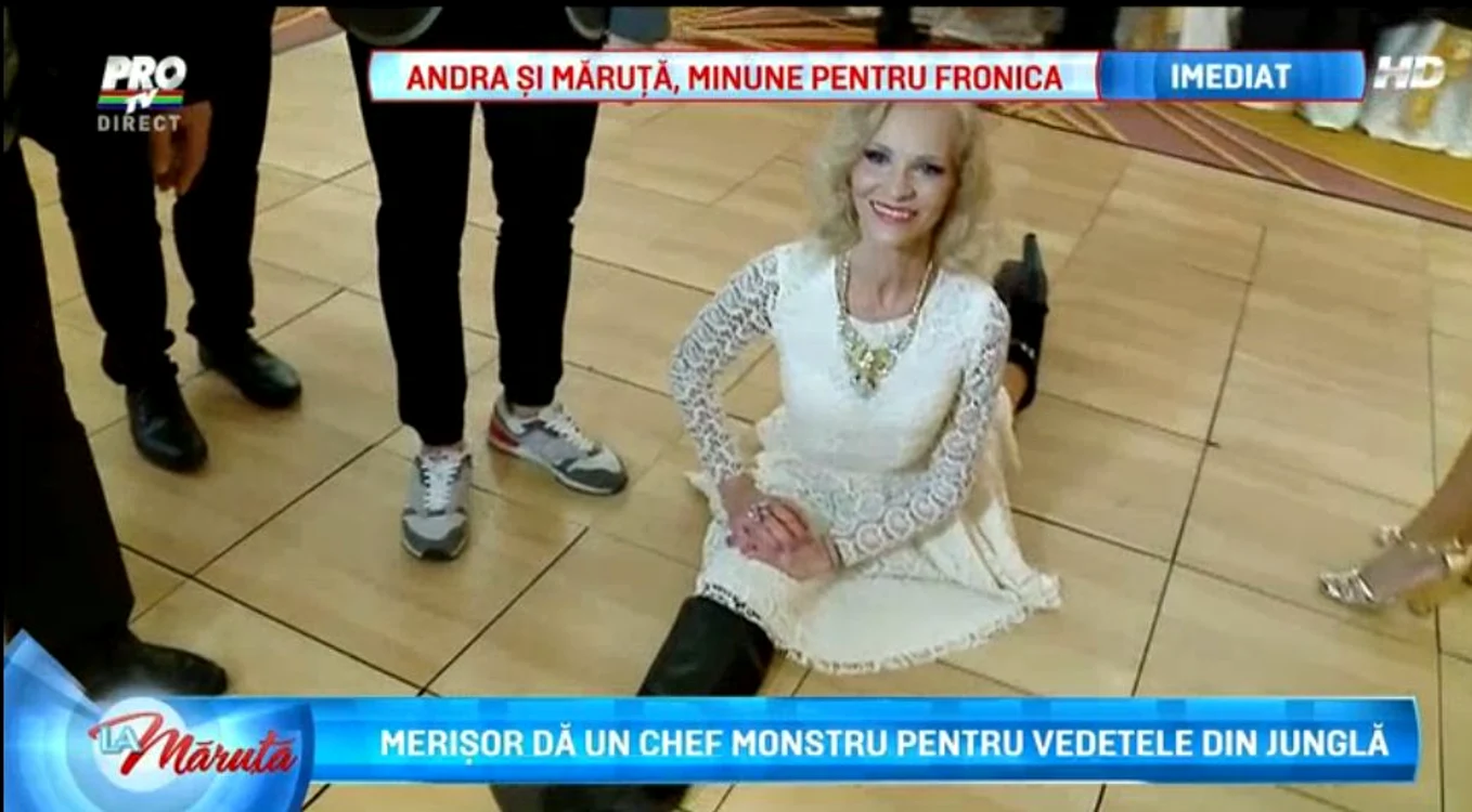 Luminiţa a făcut sfoara spre deliciul invitaţilor