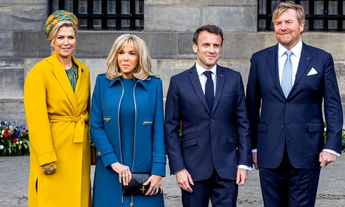 Brigitte Macron si Emmanuel Macron, invitati in Olanda de catre Regele Willem Alexander si Regina Maxima Casa Regala olandeza (9) jpg