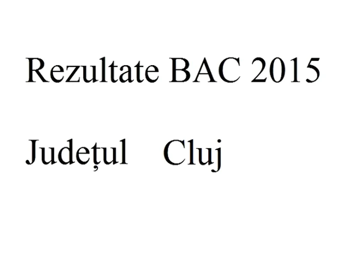 Edu.ro Rezultate Bacalaureat 2015 Cluj