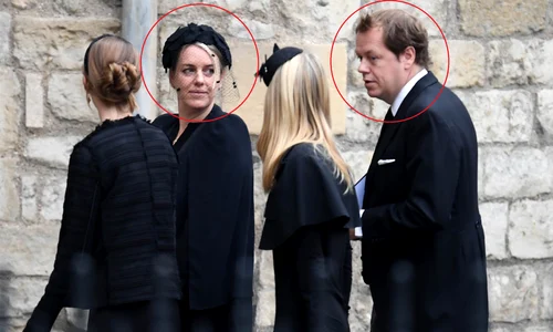 Laura Tom Parker Bowles inmormantare regina elisabeta Profimedia (3) jpg