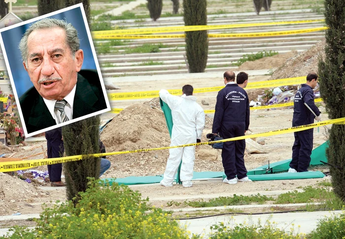 
    8 martie 2010- Anchetatorii  găsesc în alt cimitir  sicriul furat  