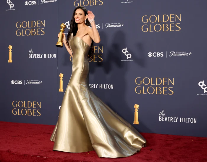 Demi Moore la Golden Globes, GettyImages (4) jpg