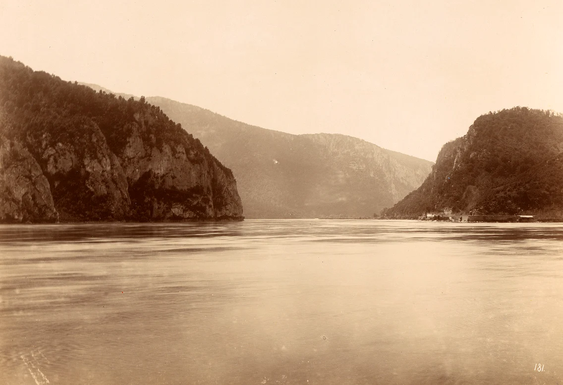 Cazanele. Foto Geza Hutterer (1864 1917) Museum of Architecture at Berlin Institute of Technology, Germania