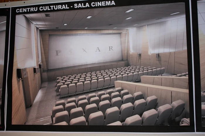 Noua sală de cinema va avea 170 de locuri FOTO: Bianca Sara