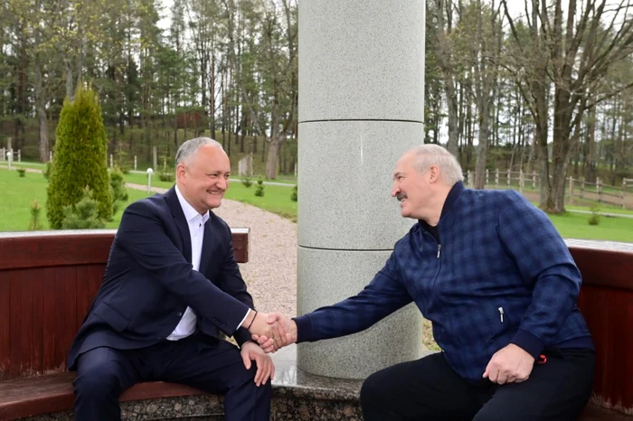 Igor Dodon si Aleksandr Lukasenko