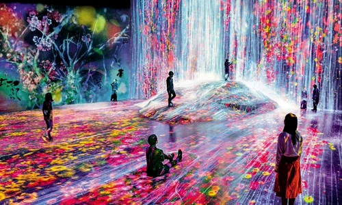 Arta imersiva Twitter Teamlab jpg