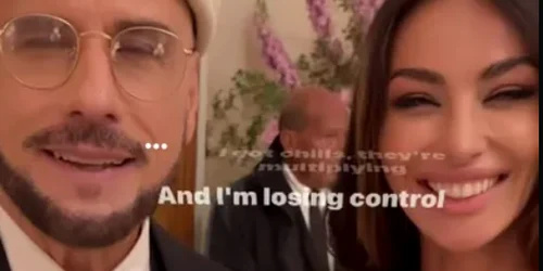 john travolta si madalina ghenea la festivalul de film de la cannes foto INSTAGRAM png