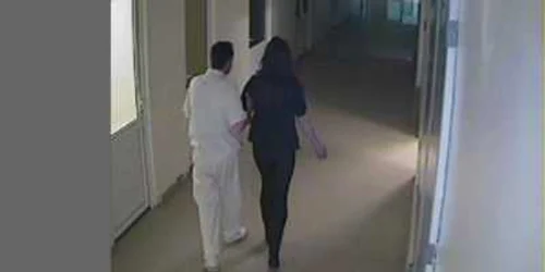 Tânăra a fost condusă într-o rezervă a spitalului la ora 2.43 dimineață
