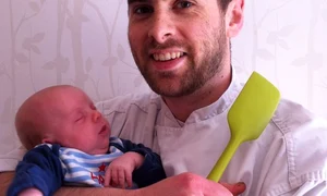 Chris Holmes şi fiul jpeg