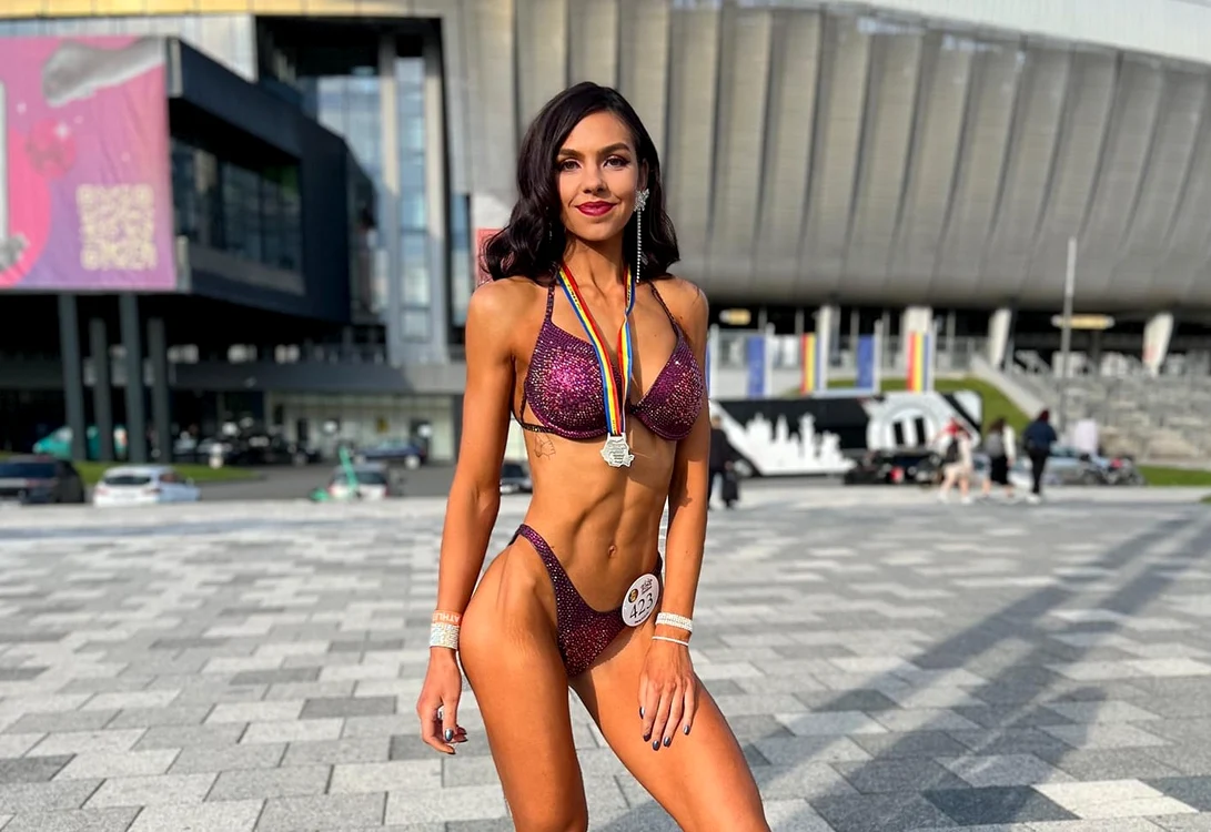 Ecaterina Braharu a obținut o medalie la primul concurs din cariera FOTO Facebook