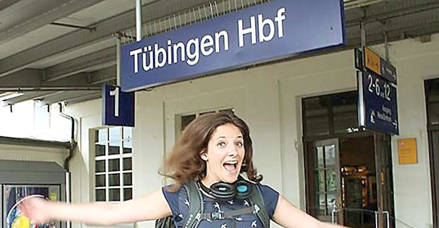 Aventura a început în gara Tübingen