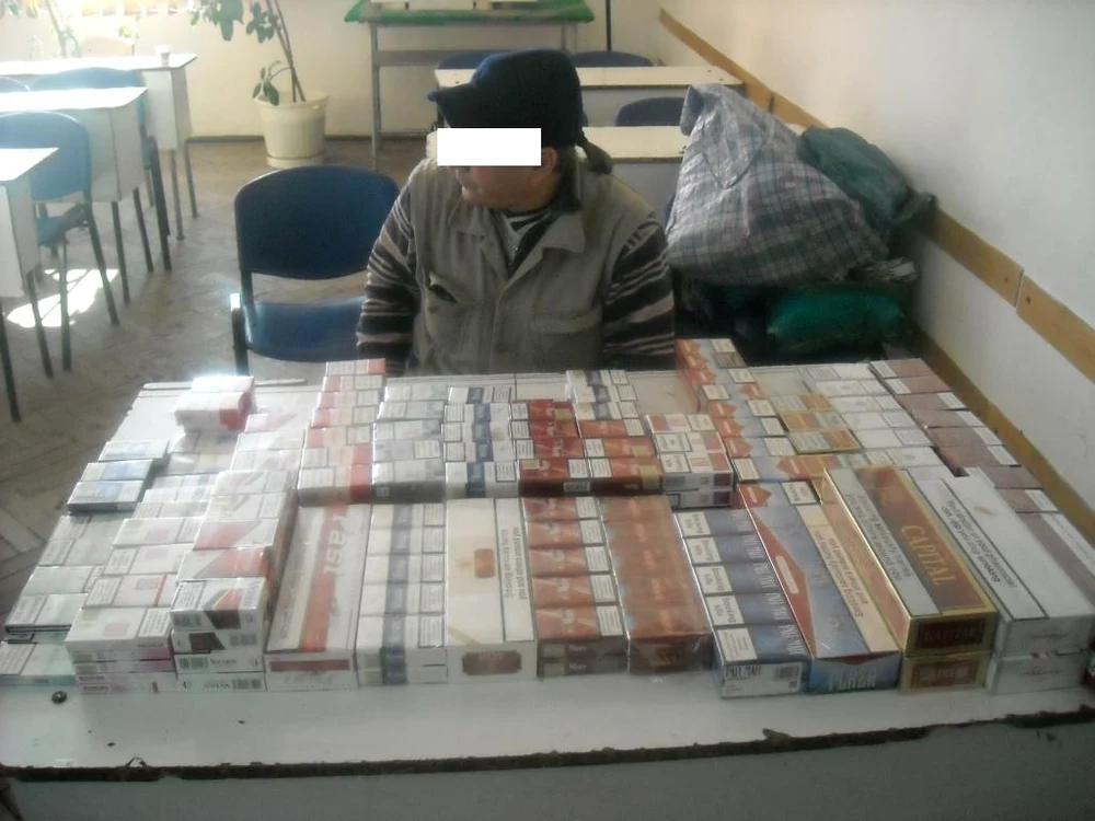 Ţigările capturate de jandarmi