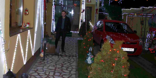 Casa lui Vlad Hanţă arată superb de sărbători