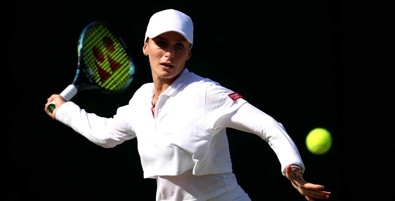 Ana Bogdan, una dintre cele 3 românce de pe tabloul principal . Foto Getty images 