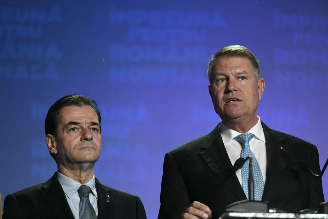 Ludovic Orban si Klaus Iohannis  Inquam Photos/Alberto Grosescu