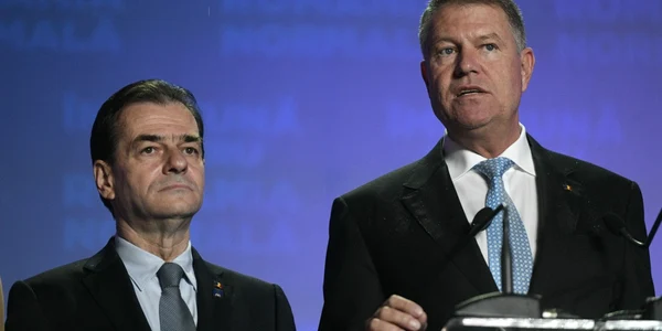 Ludovic Orban si Klaus Iohannis  Inquam Photos/Alberto Grosescu