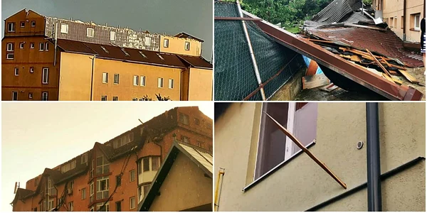 mansarda afectata de furtuna suceava