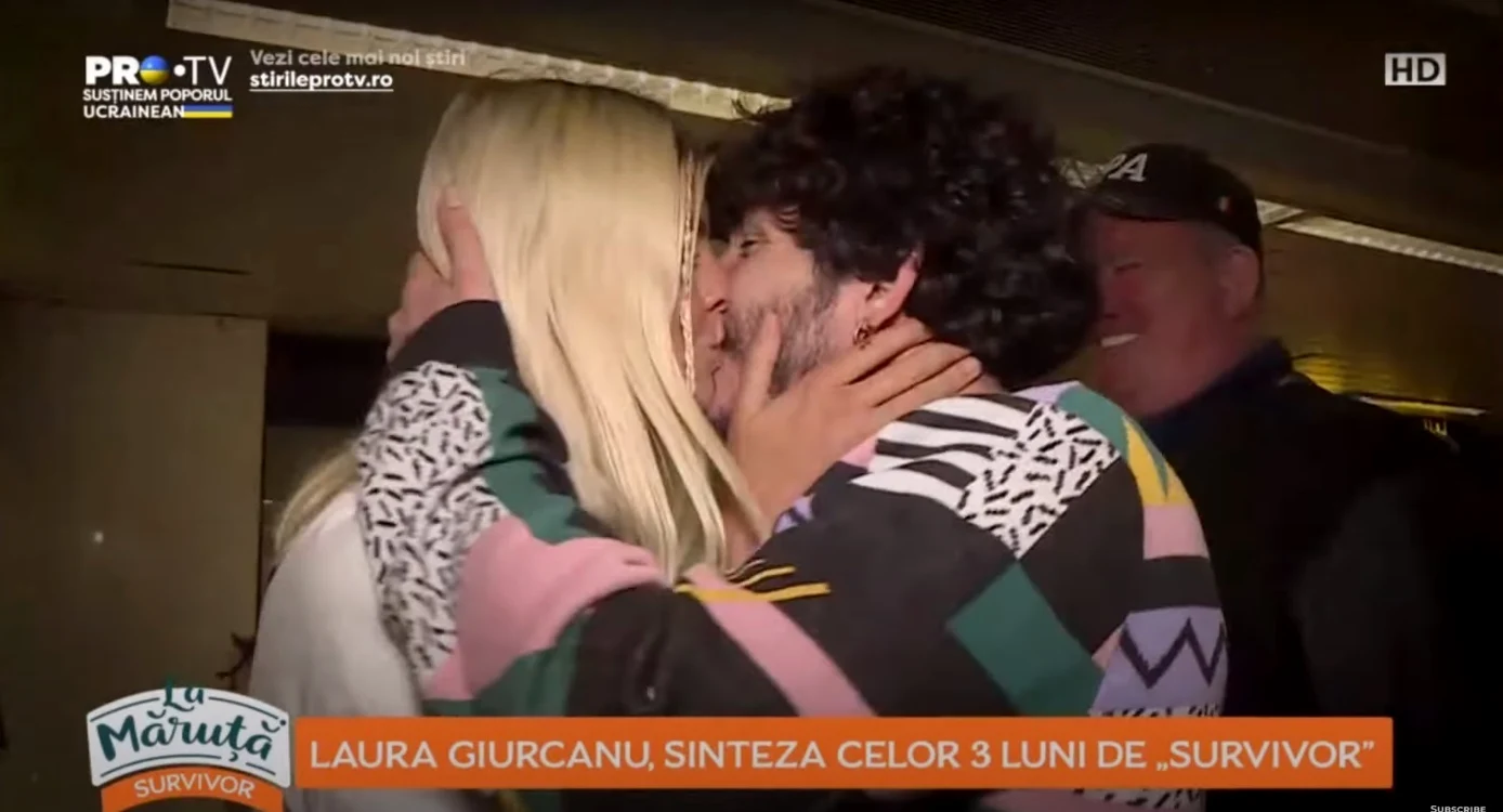 Laura Giurcanu şi iubitul ei, Cezar