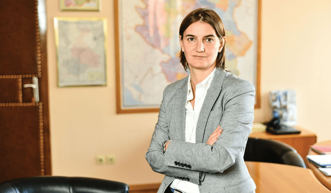 Șefa executivului din Serbia a fost nominalizată pentru un nou mandat de prim-ministru