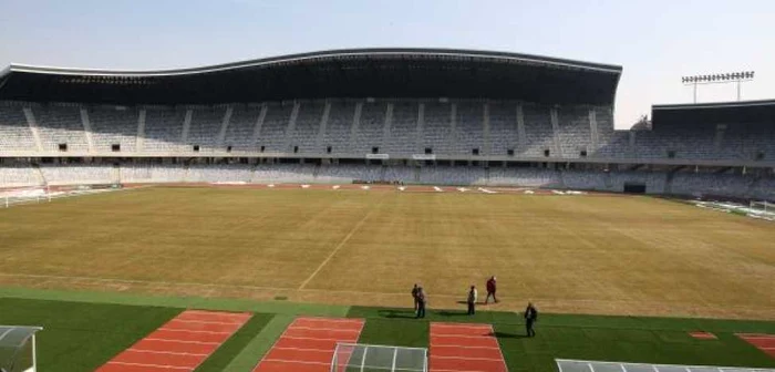 Gazon pe Cluj Arena, martie 2012