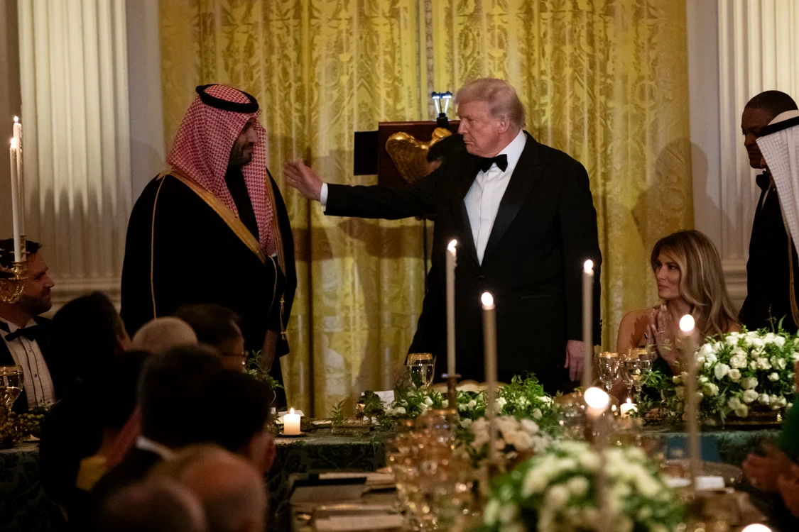 Prințul Mohammed bin Salman și Donald Trump/FOTO:EPA/EFE