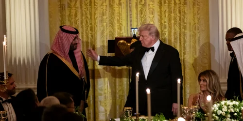 Prințul saudin Mohammed bin Salman dineu Casa Albă foto epa efe jpg
