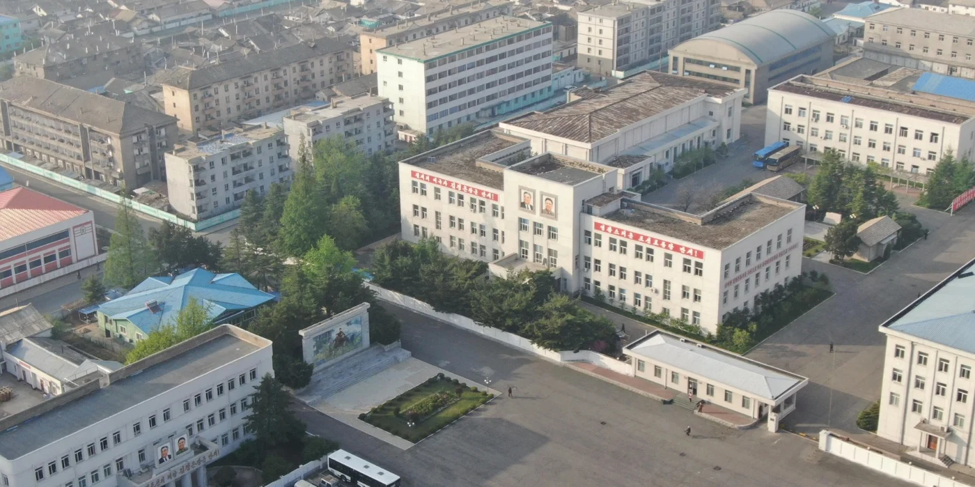 Imagini filmate cu drona în Coreea de Nord Foto: XiaoHao2/Reddit 