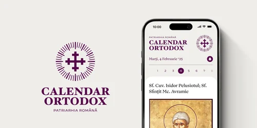 aplicatie calendarul otrodox FOTO Patriarhia Romana
