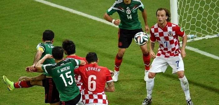 Mexic vs. Croaţia: 3-1, într-un meci în care europenii au primit trei goluri în doar zece minute FOTO AFP