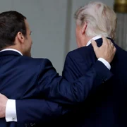 Emmanuel Macron si Donald Trump FOTO AFP 