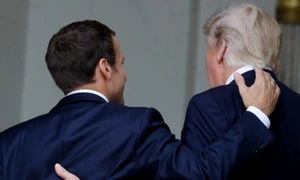 Emmanuel Macron si Donald Trump FOTO AFP 