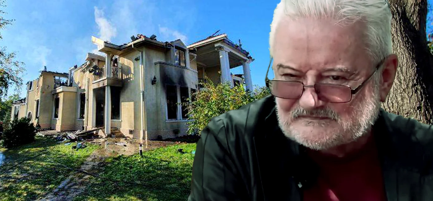Fosta vilă de la Izvorani, arsă într-un incendiu Foto: Click!