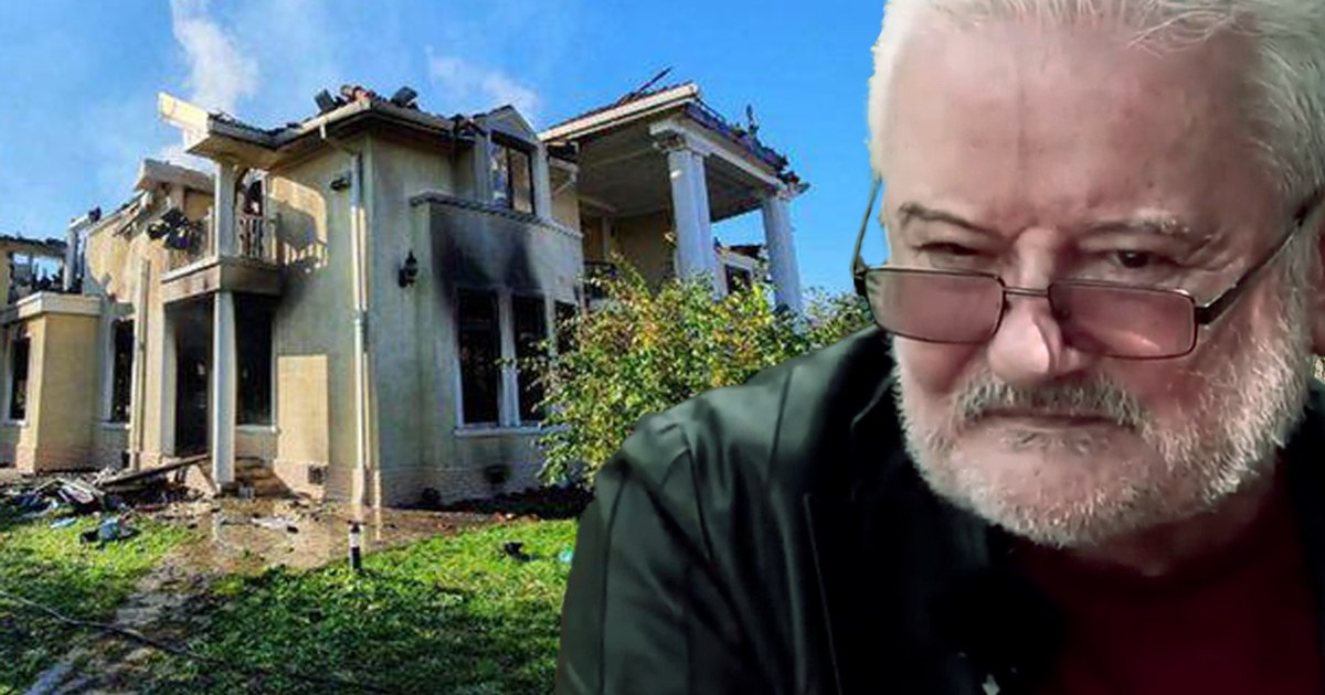 Vila din Izvorani a lui Irinel Columbeanu, ruină