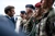 Emmanuel Macron la baza militara Mihail Kogalniceanu Klaus Iohannis cort popota soldati (1) jpg