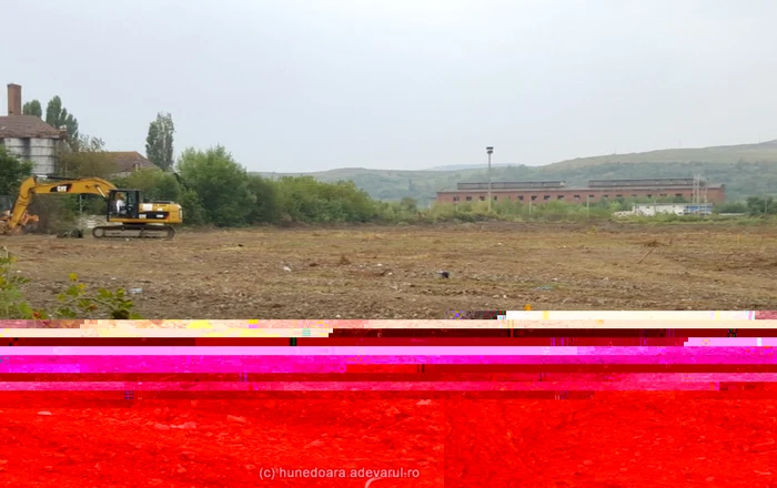 Au început lucrările la noul depozit logistic. FOTO: Daniel Guţă. ADEVĂRUL.