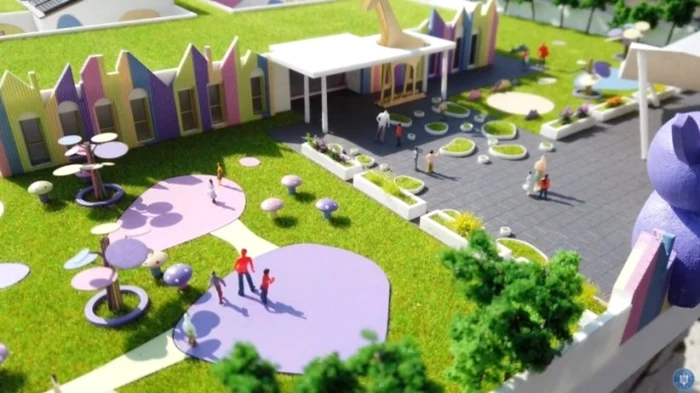 Model de creşă construită prin CNI