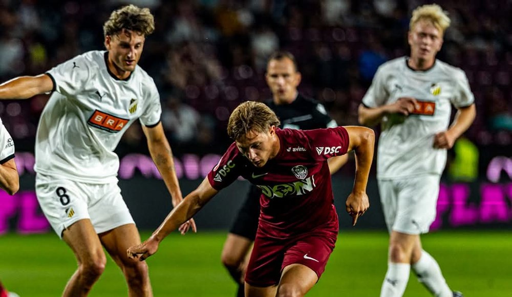 CFR Cluj iese cu capul sus din Europa. Mică revanșă a ardelenilor după dezastrul de la Hacken