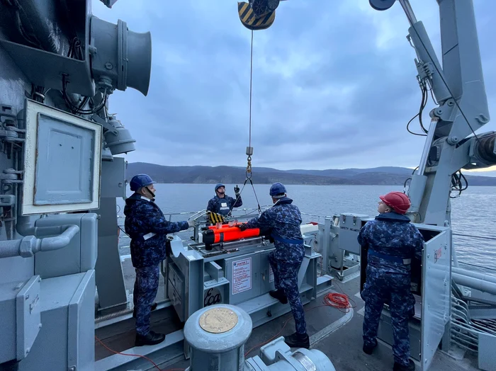 Misiunea e în curs de desfășurare. FOTO FB Forțele Navale Române