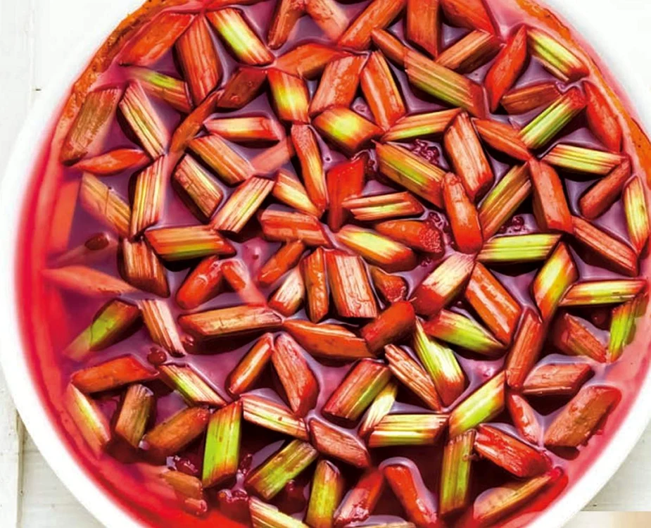 tarta jeleu cu rubarb si zmeura jpg