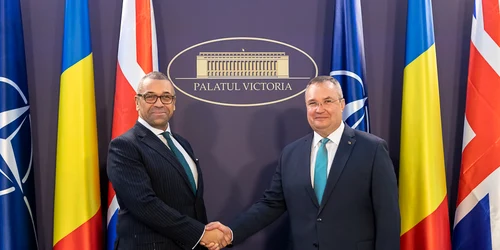 Întrevederea premierului cu ministrul pentru Afaceri Externe al Regatul Unit al Marii Britanii FOTO: GOV.RO