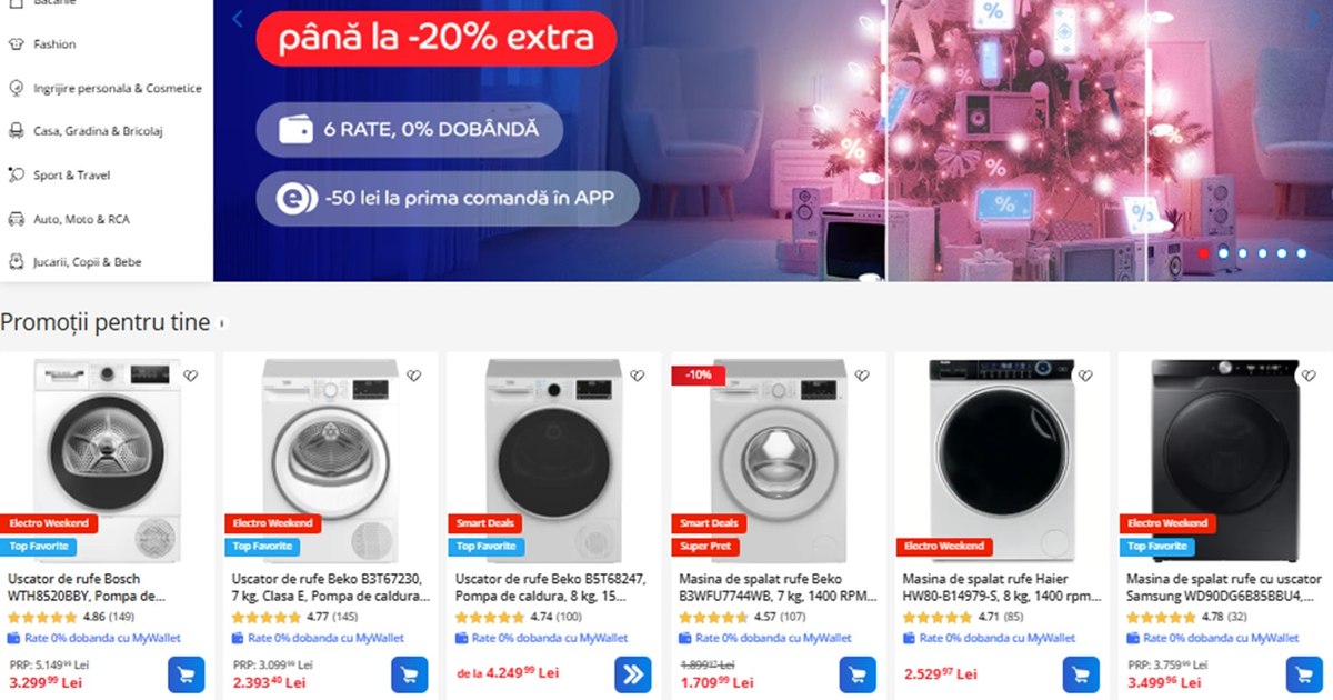 Top 20 mașini de spălat și uscătoare 2025 - alege modelul perfect pentru casă și economisește inteligent