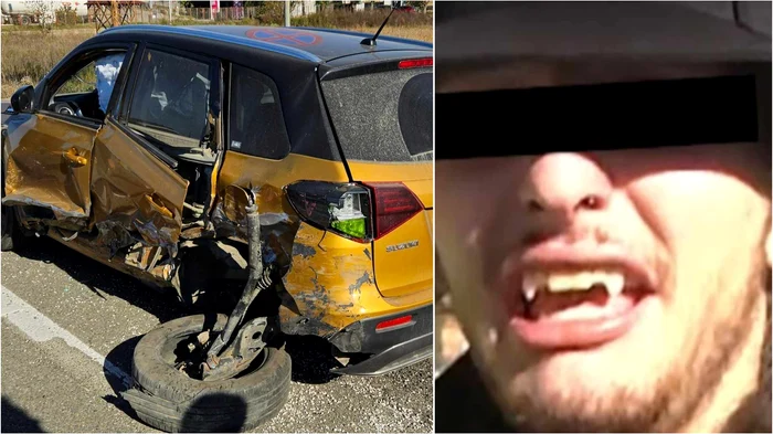 Polițiștii sunt acuzați că au folosit civili pentru a-l opri pe șofer. Sursa: Facebook / petreanu.ro